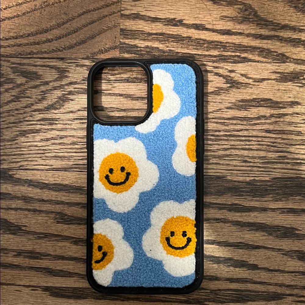 Blue and White Floral Phone Case 13 pro max